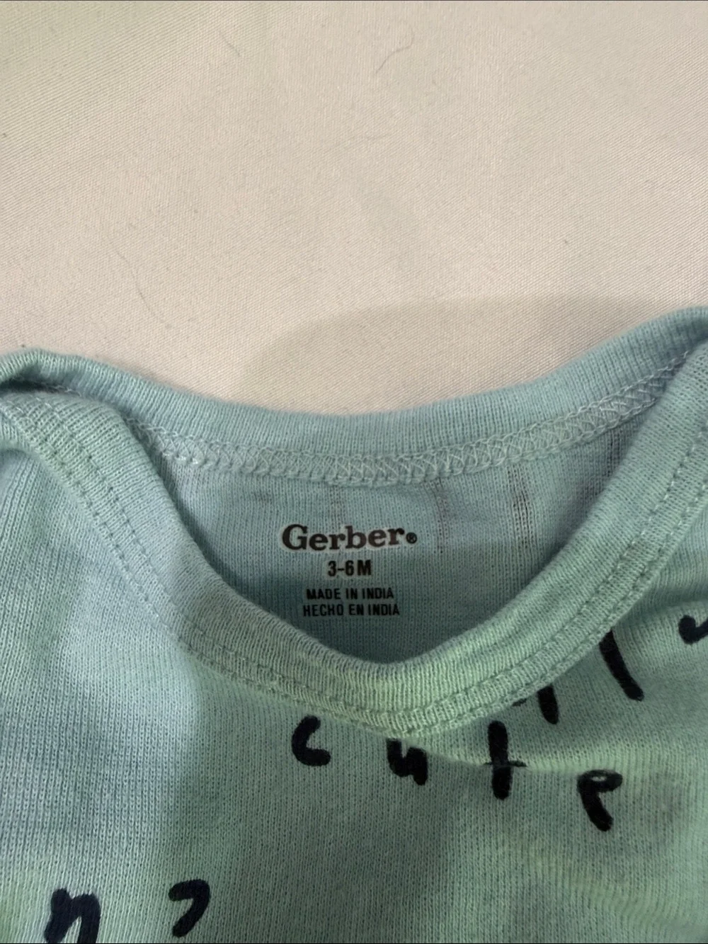 Gerber Baby Bodysuit Bundle in Blue, Green, Navy, Cream, Light Blue